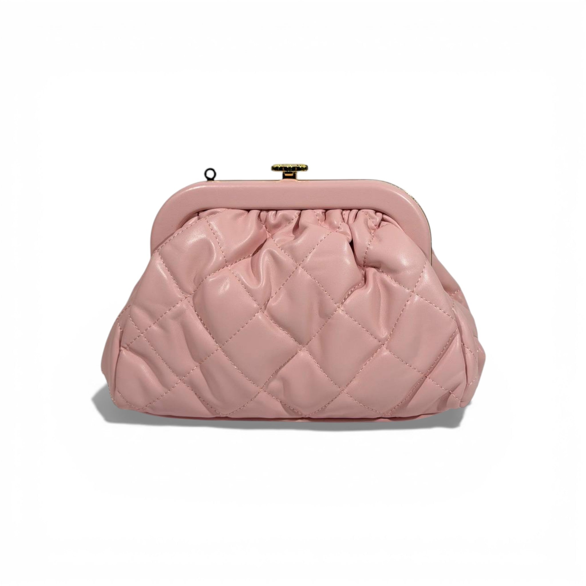 💗 Chanel Quilted Blush Pink Clutch | Timeless Elegance Evening Bag ✨👜