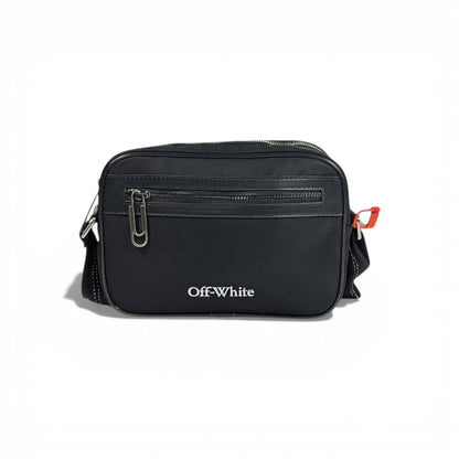 🖤🔥 Off-White Black Crossbody Bag – Urban Luxury Essential 👜✨
