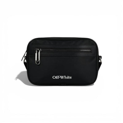 🖤🔥 Off-White Black Crossbody Bag – Urban Luxury Essential 👜✨
