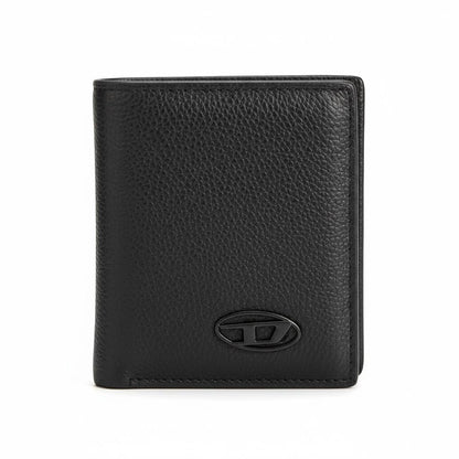 DIESEL Luxury Black Leather Wallet – Minimal Logo Design & Premium Everyday Style 👝✨