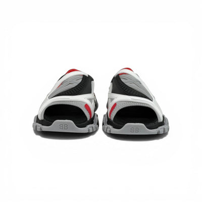Balenciaga Sport Chunky Sandals – Tech Streetwear Slides ⚪🔴⚫