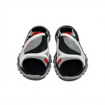 Balenciaga Sport Chunky Sandals – Tech Streetwear Slides ⚪🔴⚫