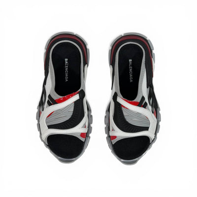 Balenciaga Sport Chunky Sandals – Tech Streetwear Slides ⚪🔴⚫