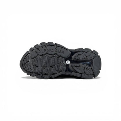 Balenciaga Black Graffiti Chunky Slides – Bold Streetwear Slippers ⚫🔥