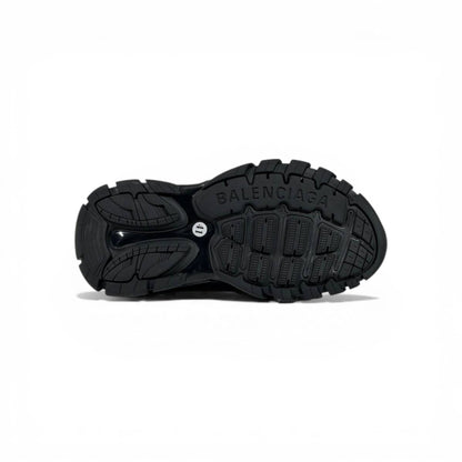 Balenciaga Black Minimal Chunky Slides – Luxury Streetwear Slippers ⚫✨