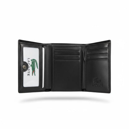 Lacoste-Inspired Blue Textile Wallet – Casual Luxury Bifold 🐊💙