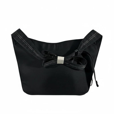 🖤🔥 Off-White Diagonal Stripe Waist Bag – Black Edition 🔥🖤