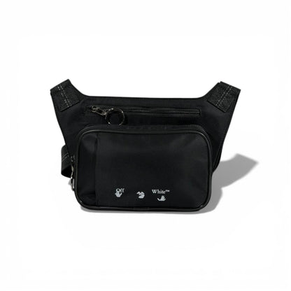 🖤🔥 Off-White Utility Waist Bag – Iconic Black 🔥🖤