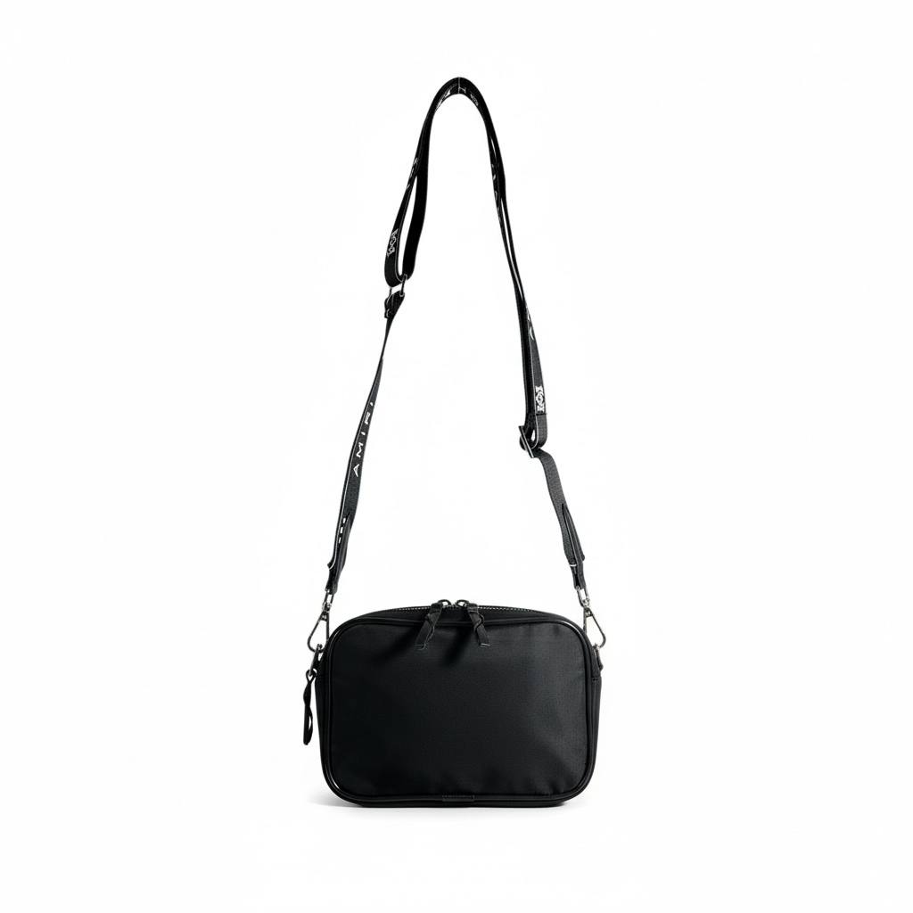 AMIRI Black Crossbody Bag 🖤🔥 Luxury Streetwear Shoulder Bag ⚡💣
