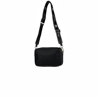 AMIRI Black Bandana Print Crossbody Bag 🖤🔥 Luxury Street Shoulder Bag 💎⚡
