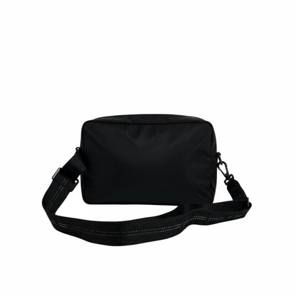 OFF-WHITE Black Double Pocket Waist Bag 🖤🔥 Streetwear Utility Belt Bag ⚡😎