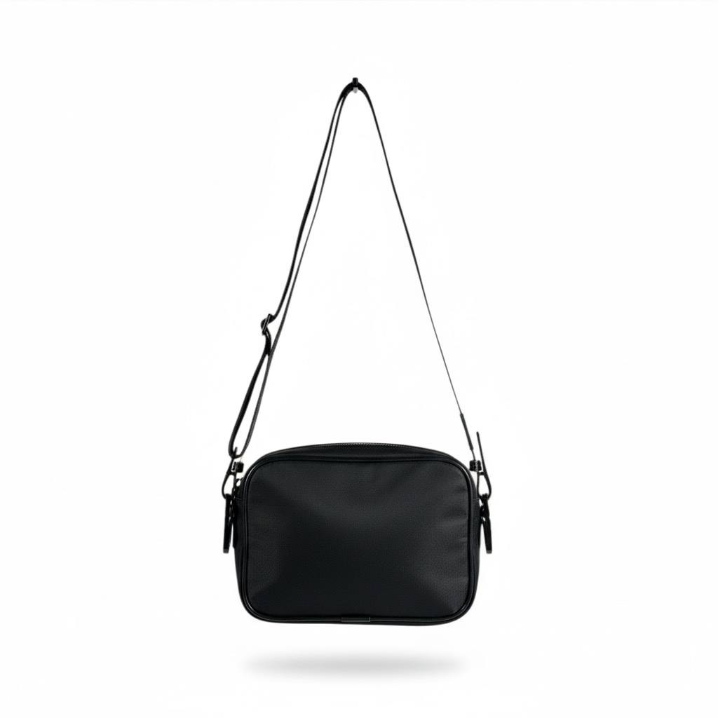 OFF-WHITE Black Diagonal Stripe Crossbody Bag 🖤⚡ Iconic Street Style Shoulder Bag 😎🔥💥