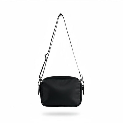OFF-WHITE Black Diagonal Stripe Crossbody Bag 🖤⚡ Iconic Street Style Shoulder Bag 😎🔥💥