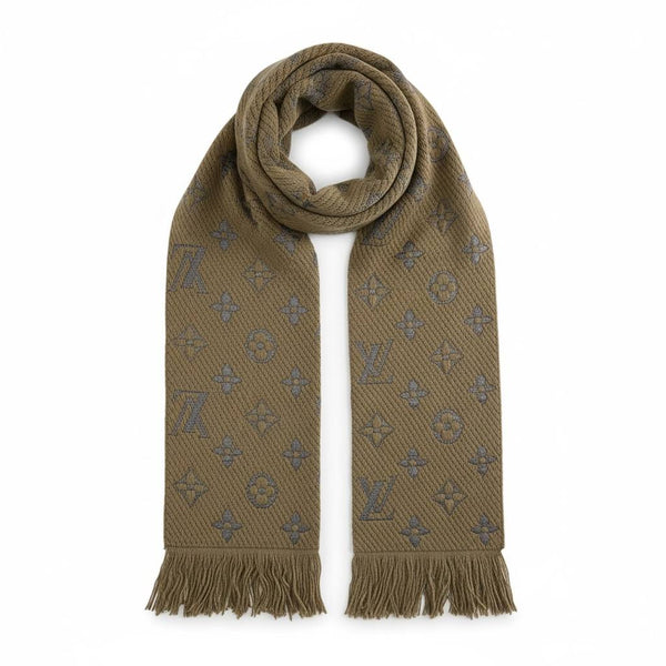 Louis Vuitton Brown Monogram Scarf 🧣🤎 Timeless Luxury Essential 💎🔥