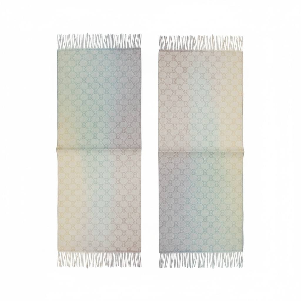 ✨ Gucci Pastel GG Signature Scarf – Soft Luxury Statement ✨