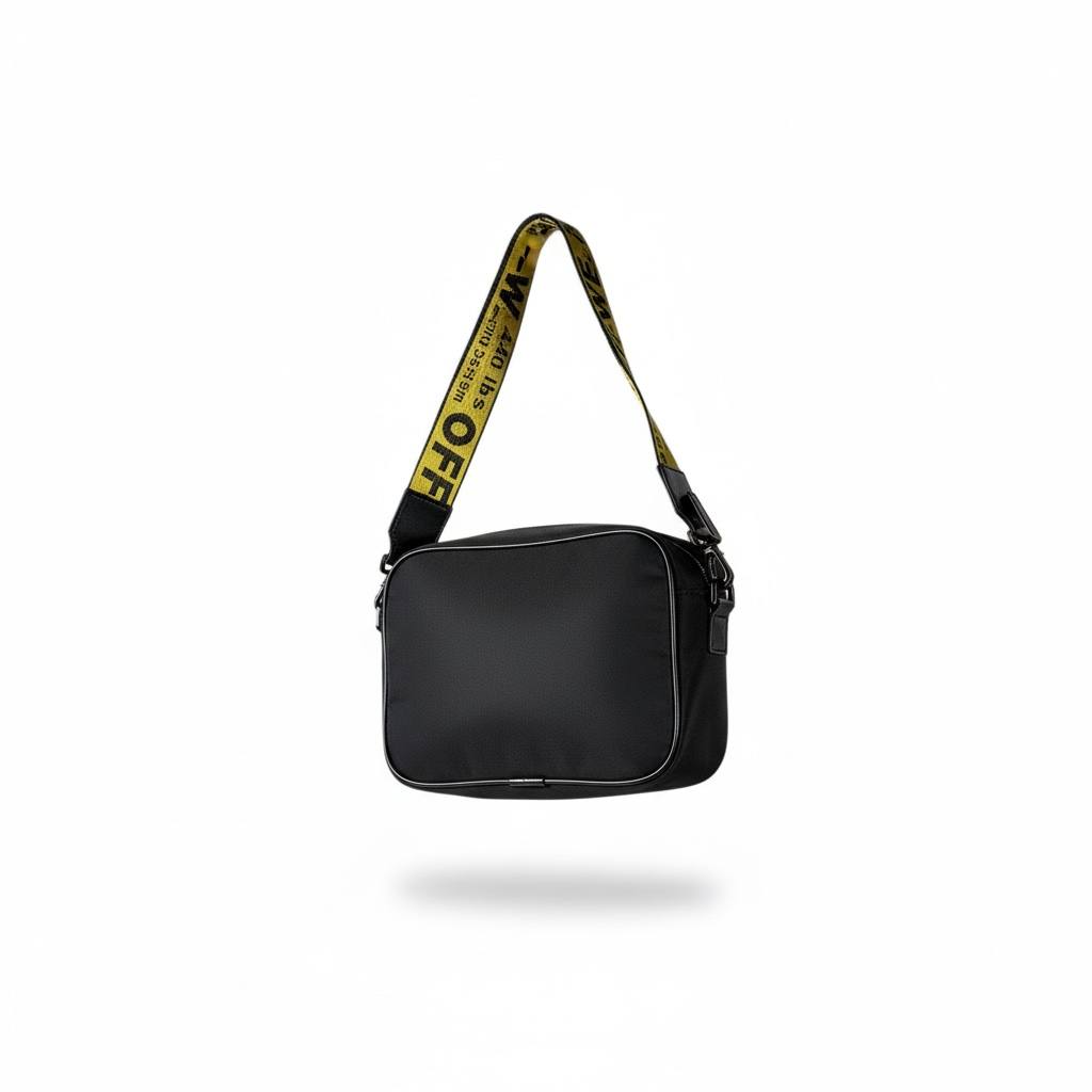🖤 Off-White Arrow Logo Crossbody Bag – Black Statement Edition 🔥