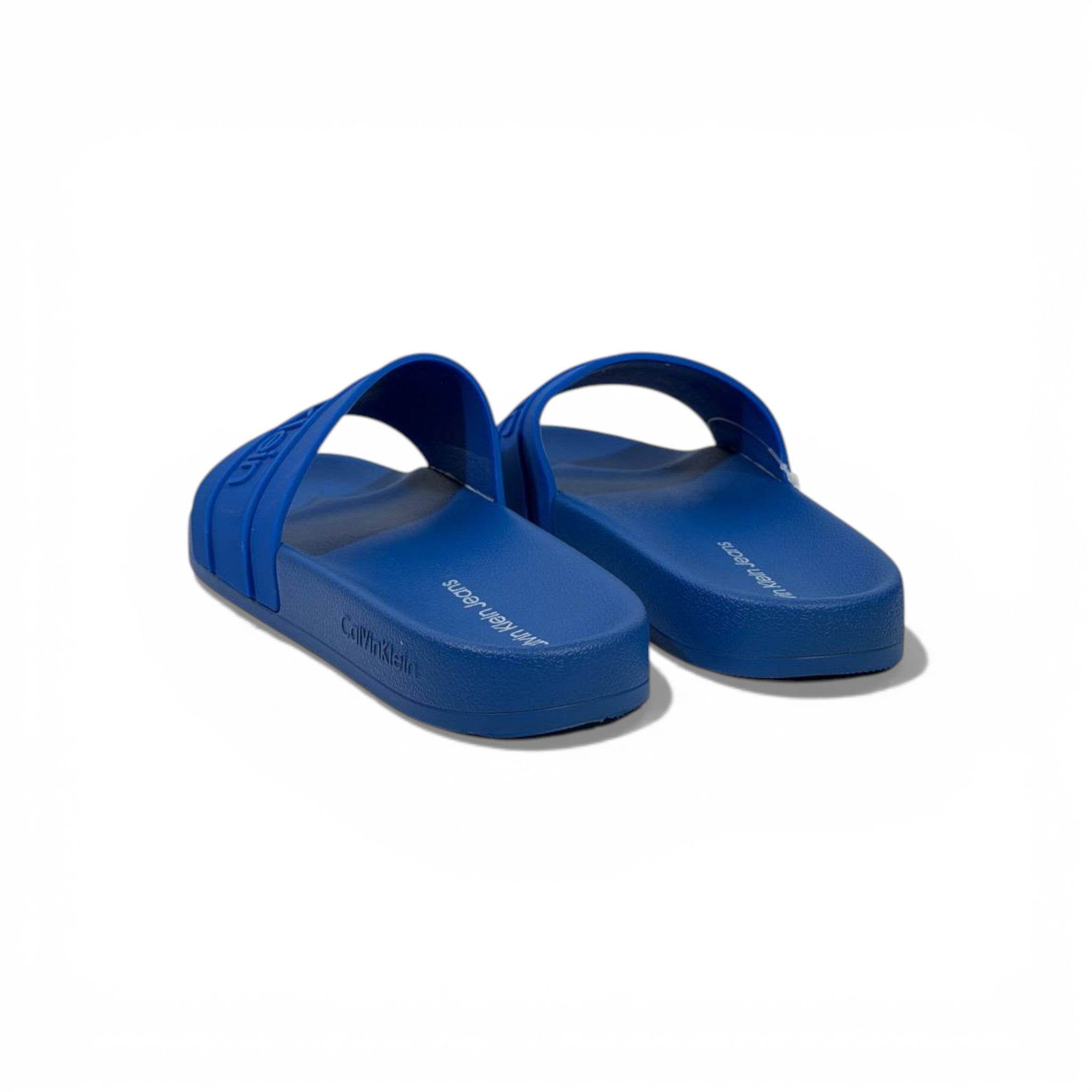 💙 Calvin Klein Logo Slide Slippers – Bold Blue Edition ✨
