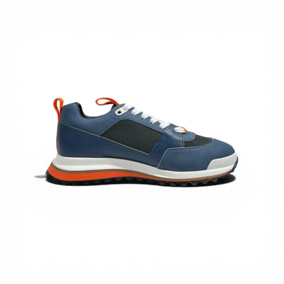 Hermès Hybrid Sneakers – Navy & Orange Sport Luxe Edition 🧡💙