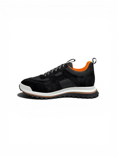 Hermès Urban Trainer Sneakers Black & Orange – Lightweight Comfort & Grip Sole