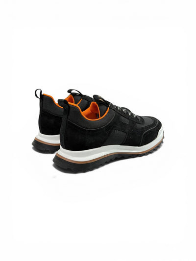 Hermès Urban Trainer Sneakers Black & Orange – Lightweight Comfort & Grip Sole
