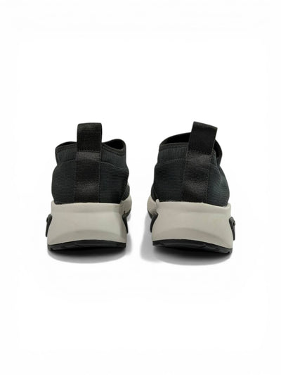 Diesel Black Slip-On Sneakers – Bold Logo Print, Lightweight Knit Trainer
