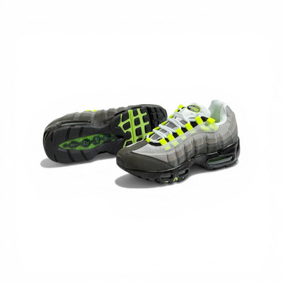 NIKE Air Max 95 Neon Grey Volt Sneakers ⚡👟 | Street Icon Comfort & Bold Style