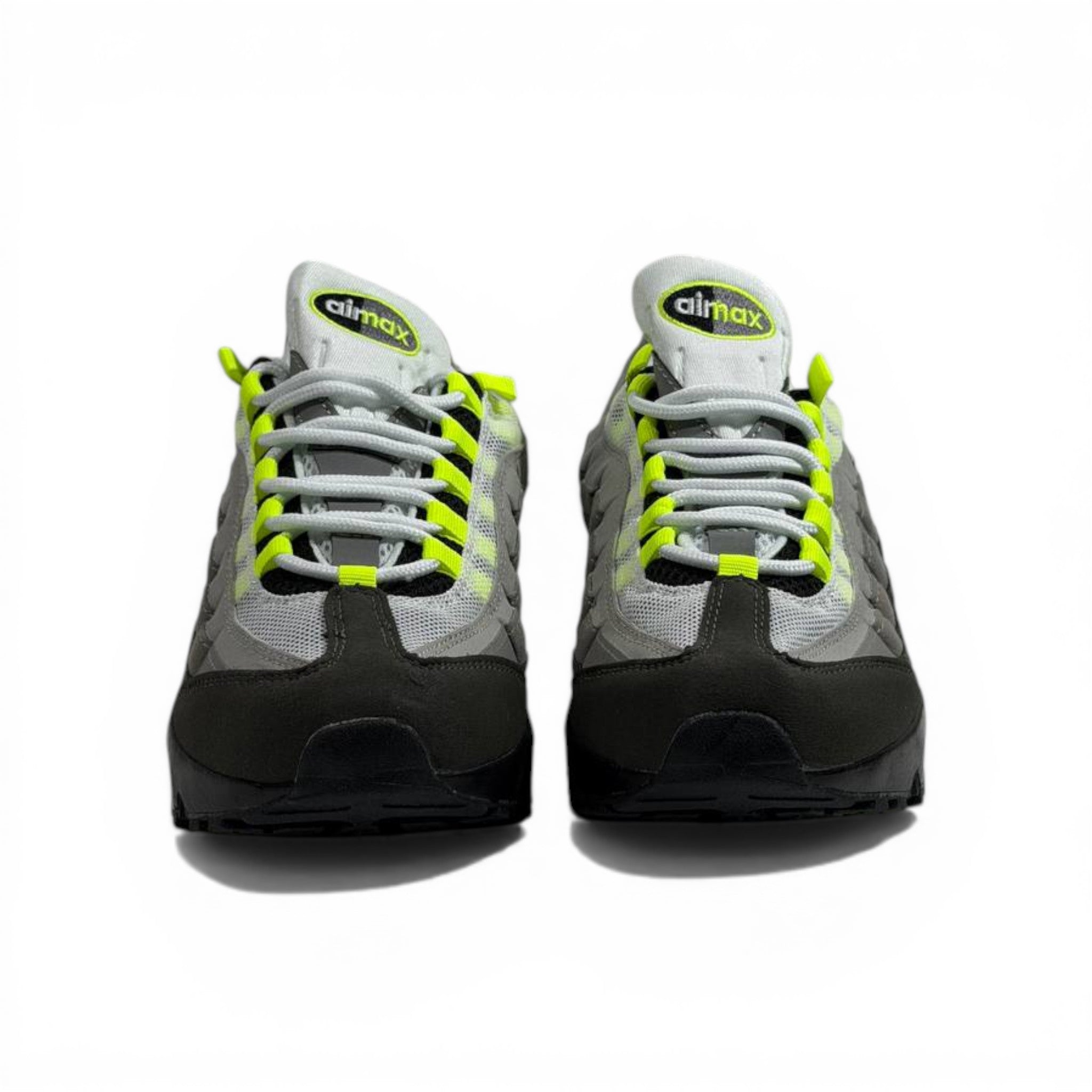 NIKE Air Max 95 Neon Grey Volt Sneakers ⚡👟 | Street Icon Comfort & Bold Style