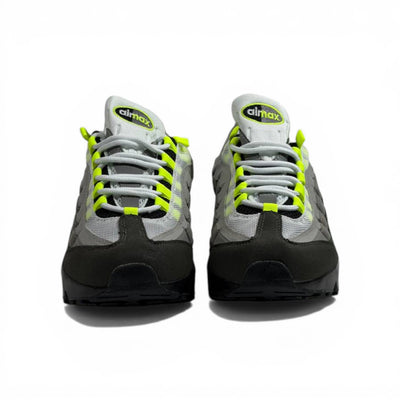 NIKE Air Max 95 Neon Grey Volt Sneakers ⚡👟 | Street Icon Comfort & Bold Style