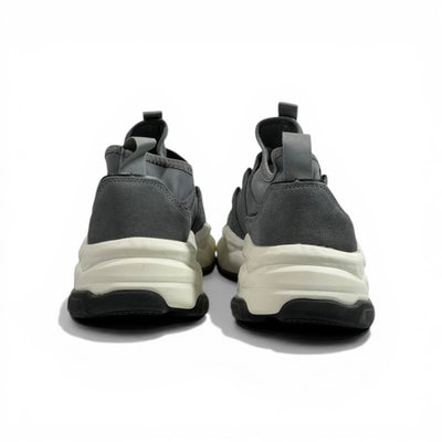 EMPORIO ARMANI Grey Slip-On Sneakers 👟✨ | Minimal Luxury Comfort & Modern Fit