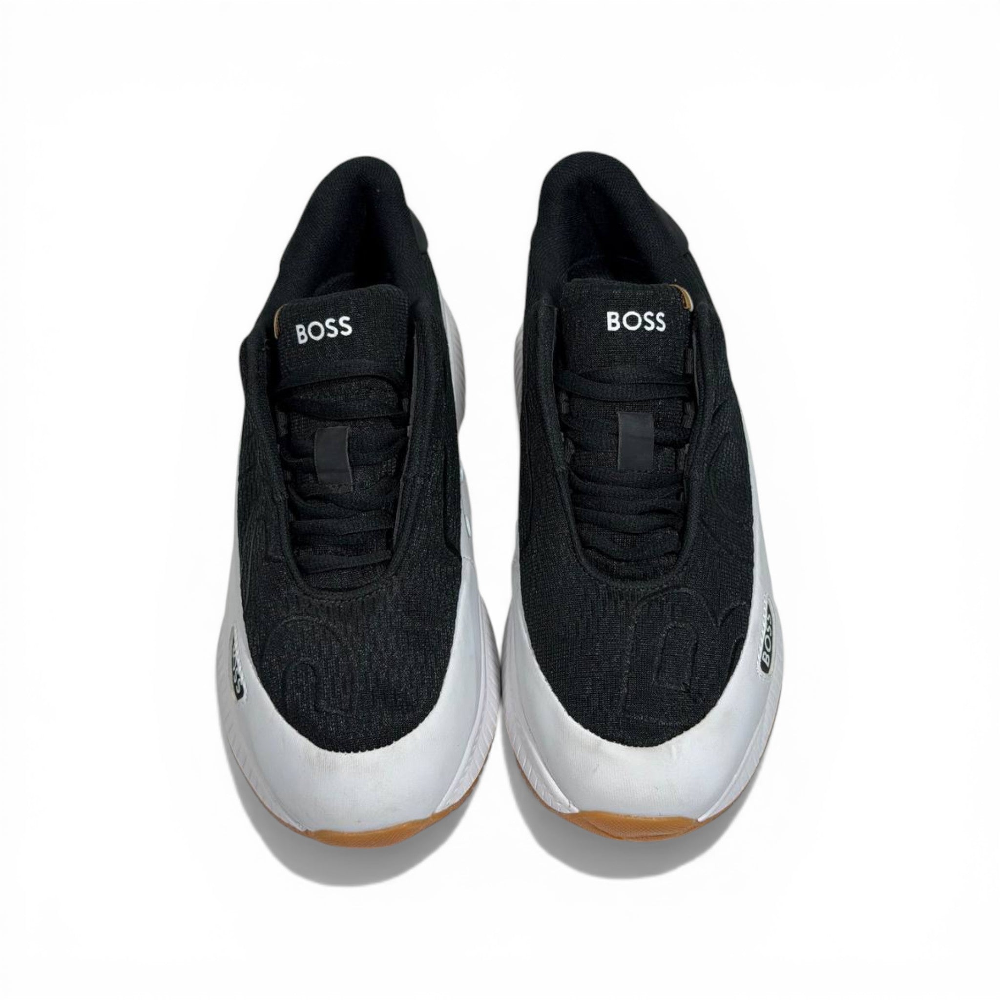 BOSS Black Knit Sneakers 👟🔥 | Sleek Luxury Comfort & Everyday Performance