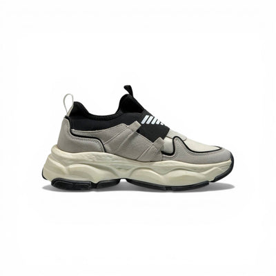 EMPORIO ARMANI Two-Tone Chunky Sneakers 👟⚡ | Bold Street Luxury & Slip-On Comfort
