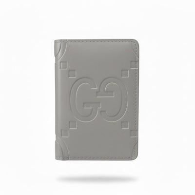 GUCCI Embossed white Card Holder 🩶✨ | Minimal Luxury Everyday Essential