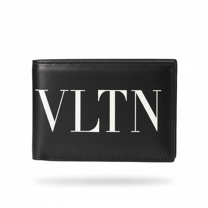 VALENTINO VLTN Black Wallet 🖤✨ | Bold Luxury Statement Bifold
