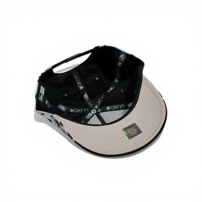 🧢 Chicago Bulls Flame Cap – Black & White Streetwear Edition