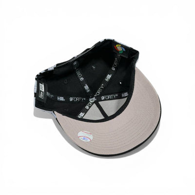 🧢 Monogram “M” Flame Cap – Black & Grey Streetwear Edition