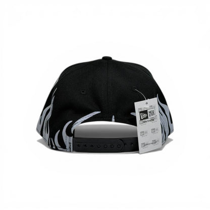 🧢 Las Vegas Raiders Flame Cap – Black & Grey Streetwear Edition