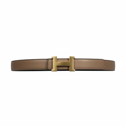 🤎✨ Hermes H Buckle Leather Belt Brown Black 115cm 💛