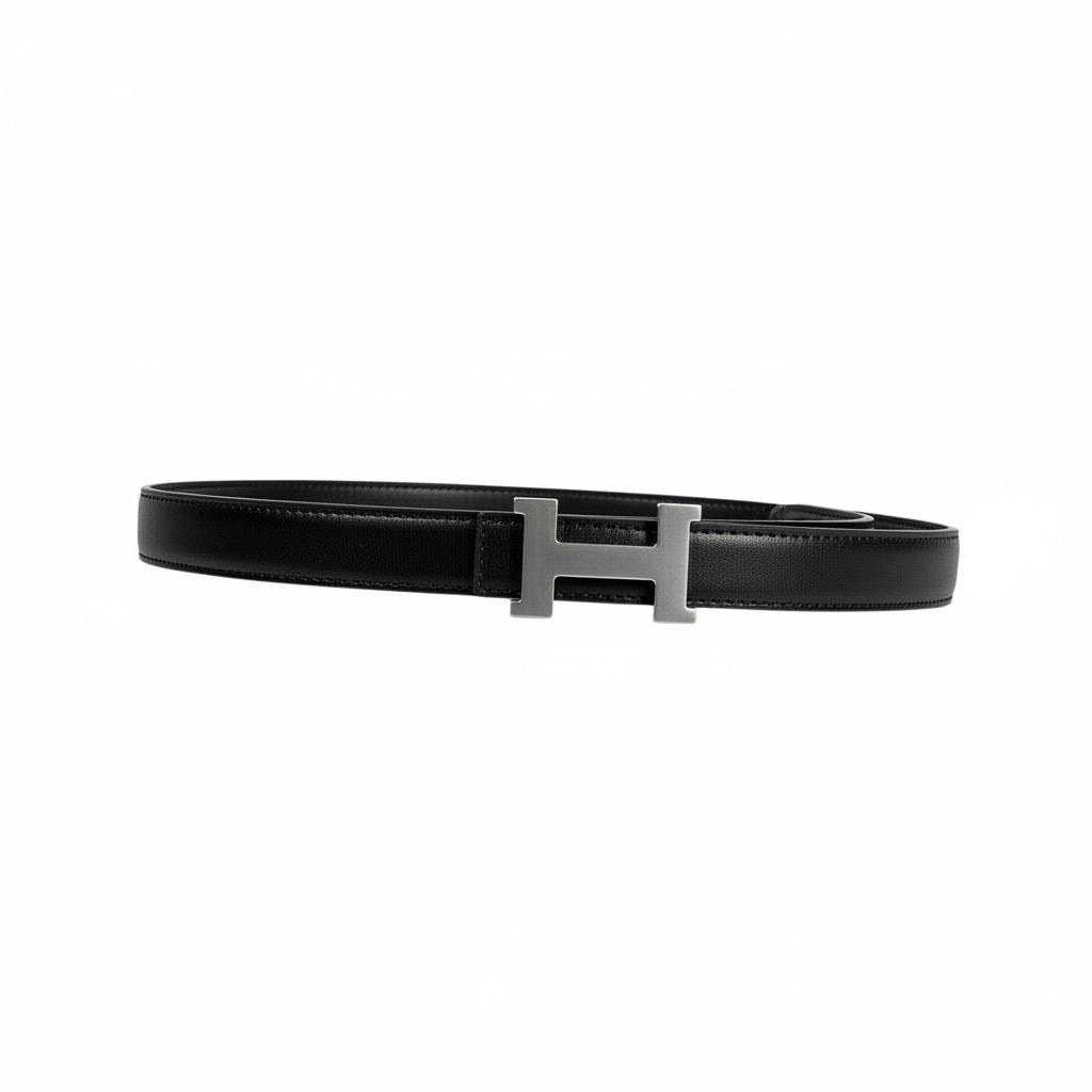 🖤✨ Hermes H Buckle Leather Belt Black 110cm 🤍
