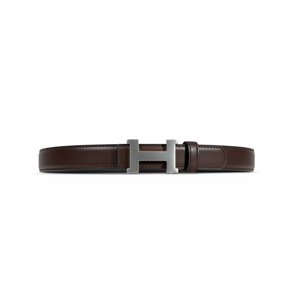 🤎✨ Hermes H Buckle Leather Belt Brown 115cm 🤍