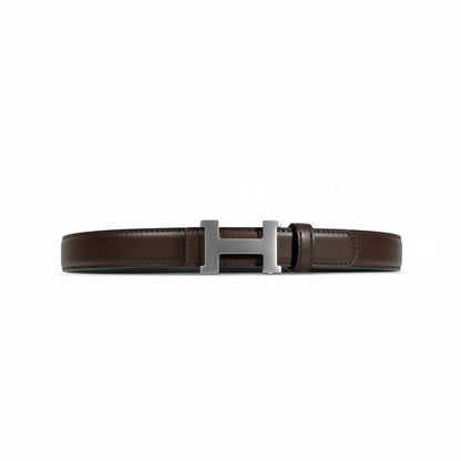 🤎✨ Hermes H Buckle Leather Belt Brown 115cm 🤍