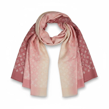 💗✨ Louis Vuitton Monogram Gradient Scarf 🧣🌸💎