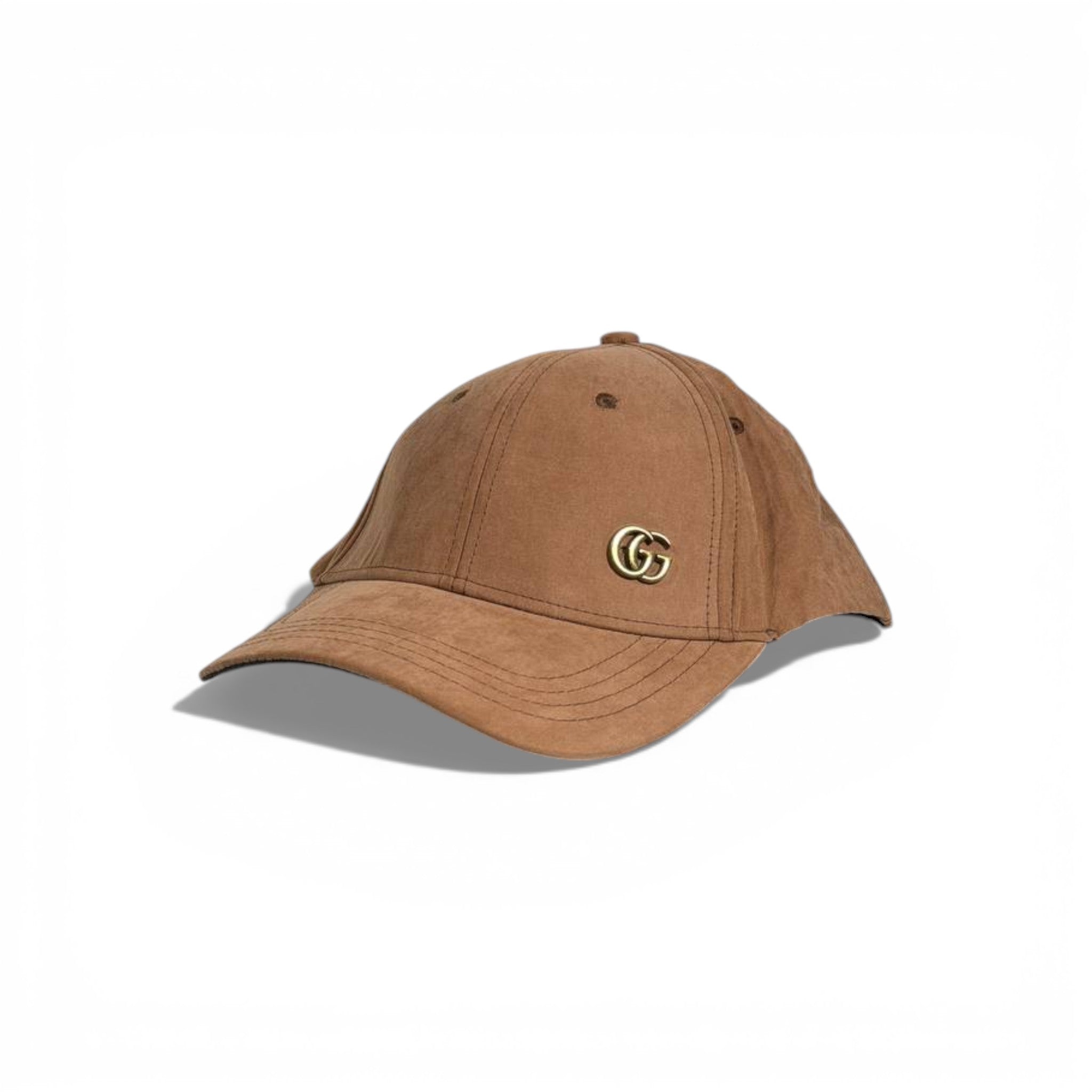 🤎✨ Gucci GG Logo Cap – Brown Suede Luxury Edition ✨🤎
