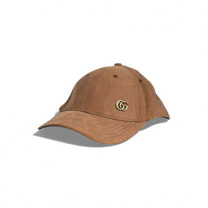 🤎✨ Gucci GG Logo Cap – Brown Suede Luxury Edition ✨🤎