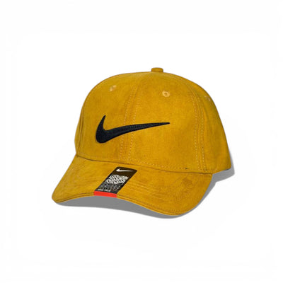 💛🔥 Nike Yellow Suede Swoosh Cap – Bold Street Style Essential 🔥💛