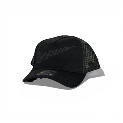 🧢 Nike Swoosh All-Black Trucker Baseball Cap 🖤⚡