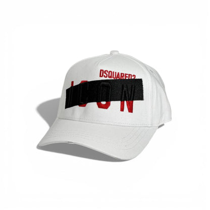 🧢 Dsquared2 ICON White Baseball Cap ❤️🖤