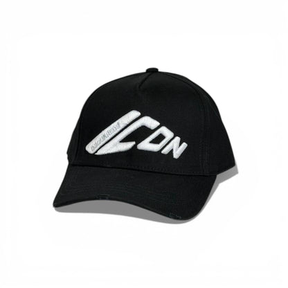🧢 Dsquared2 ICON Black Baseball Cap 🤍🖤