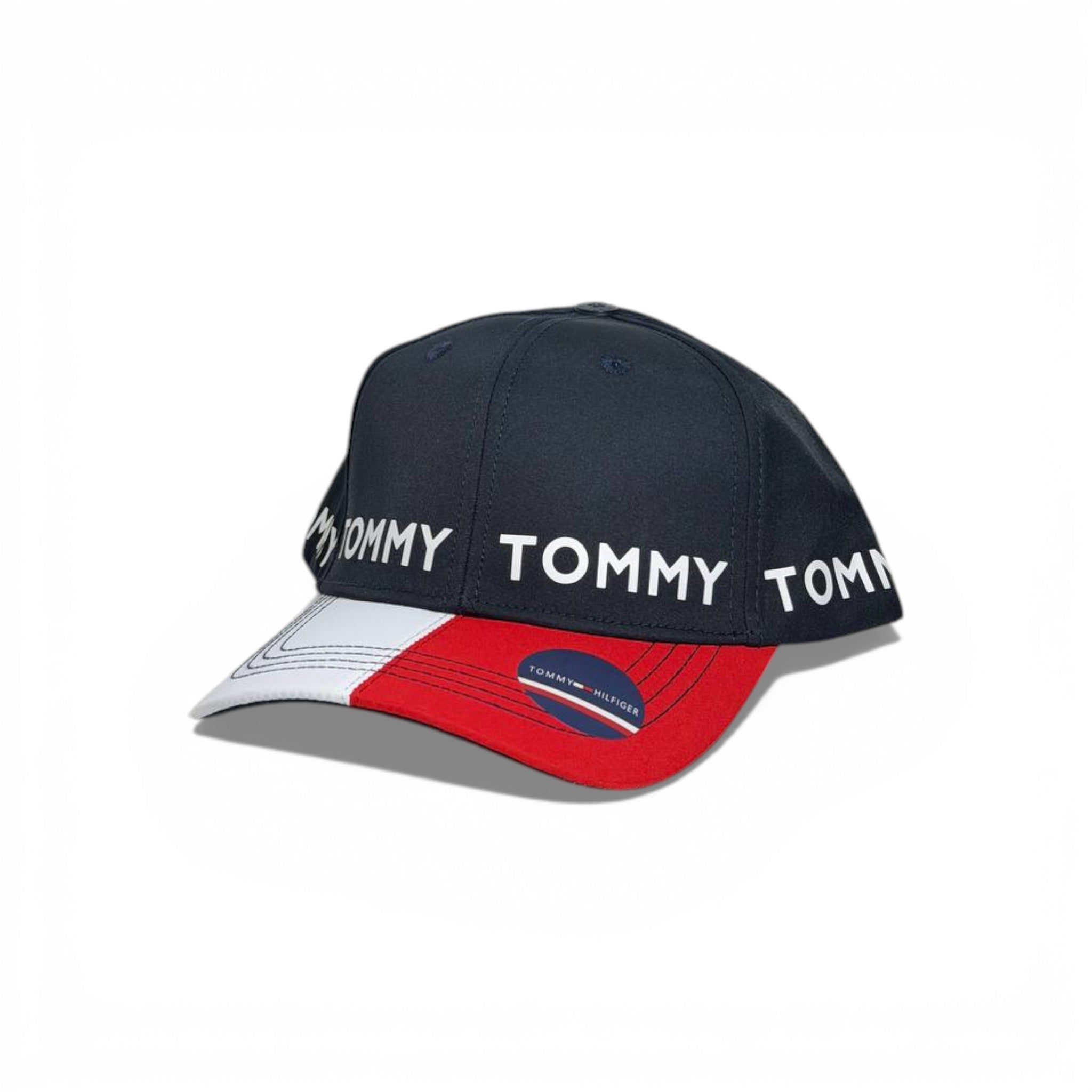 🖤🔥 Tommy Tricolor Signature Baseball Cap 🧢🇺🇸