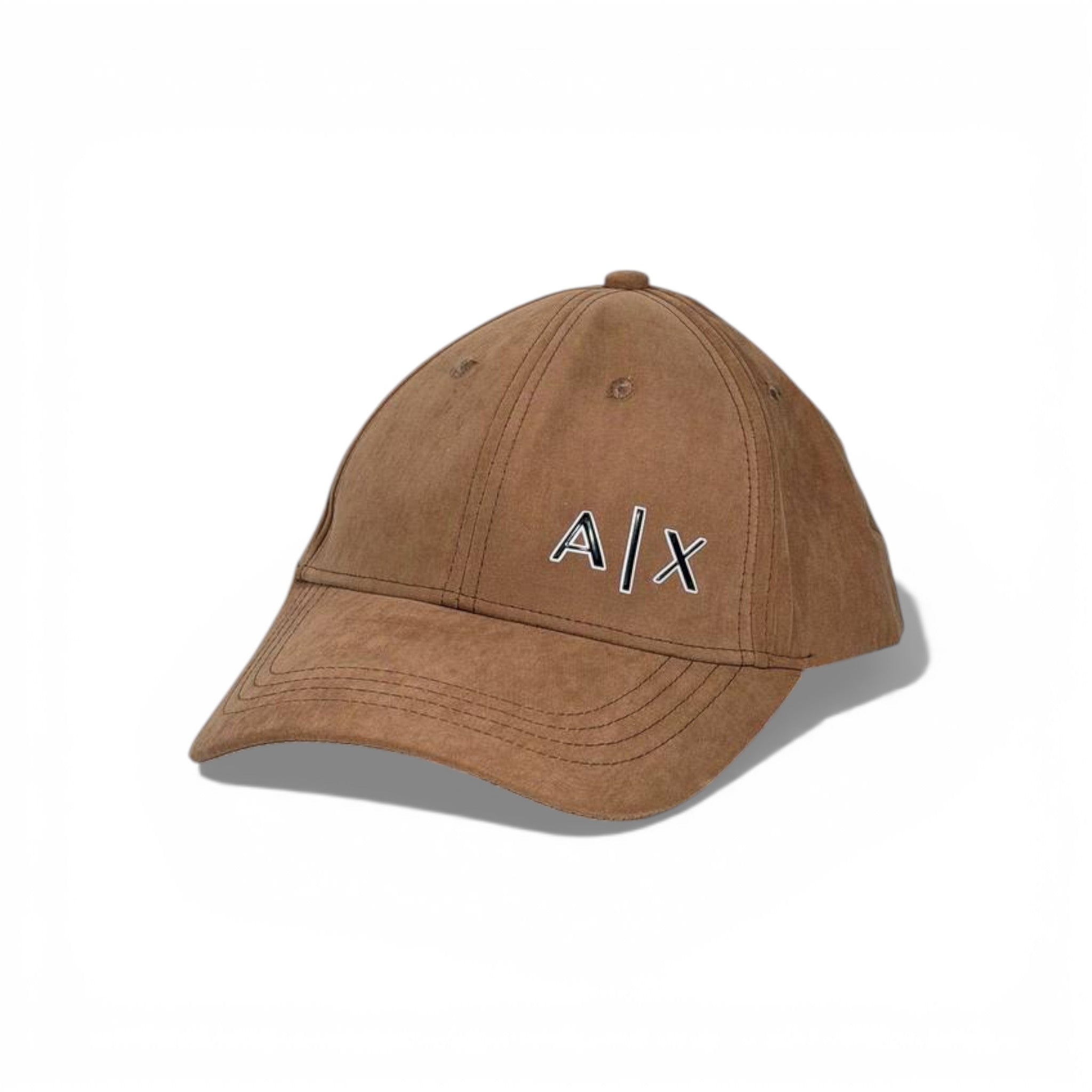 🤎🔥 A|X Armani Exchange Suede-Style Baseball Cap 🧢✨