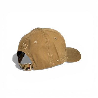 🤎✨Burberry Camel Signature Baseball Cap 🧢🔥